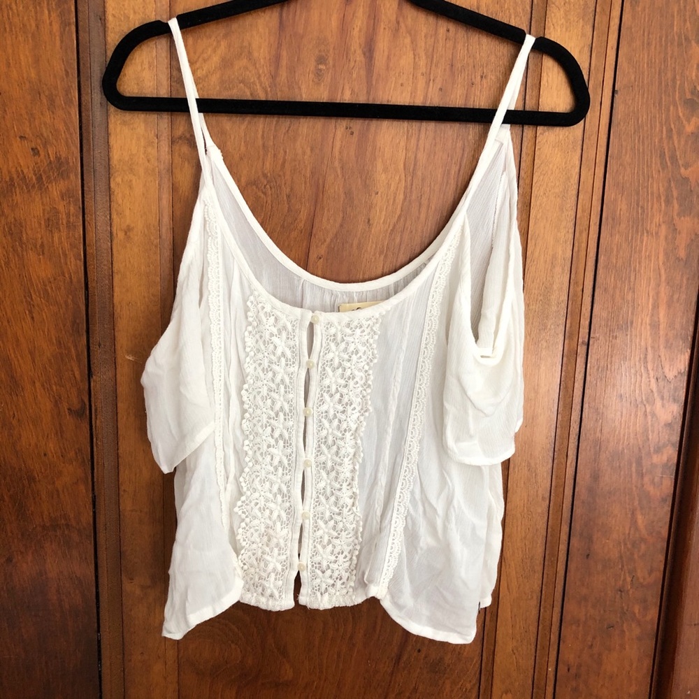 Hollister crop top Sz large